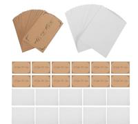 WEKAMOS 25 Ensembles Chèque Cadeau Vierge Cartes De Certificat De Salon Cartes Cadeaux Pour Entreprise Certificats Vierges Pour Les Clients Chèques-cadeaux Pour Les Mariages Brown