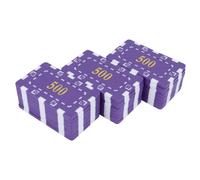 WEKAMOS 25 Pièces Abs Plastic Bingo Chips Number Printed Lightweight Counters for Game Supplies Party Use