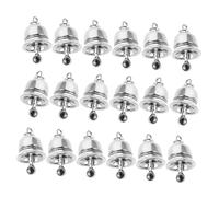 WEKAMOS 25 Pièces Vintage Alloy Bell Pendants For DIY Crafting Rustic Metal Charm Set For Necklace Handbag Wind Chimes And Jewelry Making
