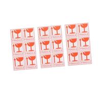 WEKAMOS 258 pièces Autocollants Adhésifs Rouges Caution Up Fragile Stickers pour Colis Expédition Étiquettes Autocollantes Amovibles sans Trace Compatibles Cartons Verre