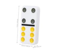 WEKAMOS 28 pièces Jeu de Domino Interactif et Portable pour Familles et Adultes Éducatif pour Apprentissage Divertissement
