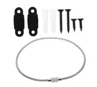 WEKAMOS 2Ensembles Kit de Protection pour Sangles Basculement Murales pour Meubles avec Accessoires pour Bibliothèques et Armoires Sécurise Intérieur