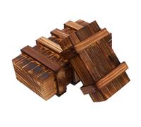 WEKAMOS 2pièces Coffret à Puzzles Bois pour Garçon Fille Boîte à Secrète Lot de Cubes De Puzzle