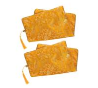 WEKAMOS 2pièces Couverture Biblique avec Poche Zippée Rangement pour Fournitures De Bureau Accessoires pour Bible Organisateur De Voyage Design Élégant Dragon