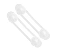 WEKAMOS 2pièces Lot De Serrures De Sécurité Transparente Pour Garçon Fille Antipincement Verrouillage Flexible Pour Tiroirs Et Réfrigérateur Protection Meubles Sans Dommage Installation Fa