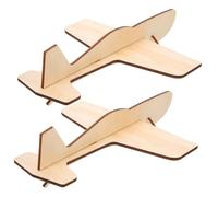 WEKAMOS 2pièces Puzzle Bois Avion à Assembler pour Garçon Fille Kit De Maquette De Jouet Éducatif De Bricolage