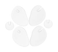 WEKAMOS 3 Coussinets Gel Avant-pied Transparents Antidérapants pour Chaussures Semelles Auto-adhésives Amortissantes pour Soulager la Pression et Protéger Orteils
