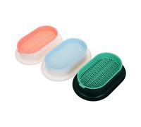 WEKAMOS 3 pièces Bac de Culture Hydroponique pour Herbe à Chat Plateau Germination sans Terre Jardinière Plastique pour Intérieur Boîte de Plantation pour Animaux