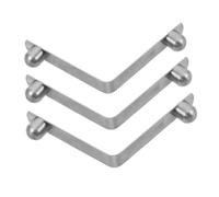 WEKAMOS 3 Pièces Ressort de Compression en Acier Inoxydable pour Béquille Clip à Ressort en V 3 Pièces Accessoire Porte-Canne de Marche Compatible Déambulateur Bruit et Vibrations Mobilité