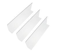 WEKAMOS 3 pièces Séparateurs Étagère PVC Plaques de Classification Renforcées pour Rayonnages de Magasins et Supermarchés Diviseurs et