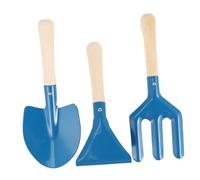 WEKAMOS 3 pièces Set Jardinage Garçon Fille Mini Pelle et Râteau Bleu pour et Pot de Fleurs Outils Éducatifs Adaptés Aux Garçons et Filles Matériel Jardinage Pratique pour Potager et