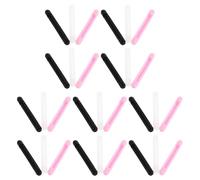 WEKAMOS 30 Paires Embouts Silicone pour Branches de Lunettes Grips Antidérapants Confortables Manchons de Remplacement Transparents Noirs et Roses Stabilisateurs pour Montures