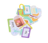 WEKAMOS 30 pièces Cartes Flash Éducatives pour Garçon Fille Cartes Apprentissage Bilingues Chinois-Anglais pour Tout-Petits Jeu Éducatif Sécurité Main Outil Parental Interactif