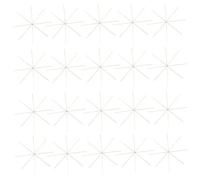 WEKAMOS 30 Pièces Snowflake Pendant Charm Wire Forms Metal Frames For DIY Beading And Christmas Ornaments Artistic Holiday Craft Supplies