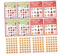 WEKAMOS 37 Pièces Cartes de Bingo Papier pour Joueurs Jeu de Fête Créatif et Ambiance Festive Familiale