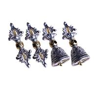 WEKAMOS 4 pièces Collier Pendentif Bouddhiste Vintage Vajry Décor Créatif et Rétro pour Homme et Femme Ornement DIY Sac et Porte Clés