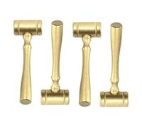 WEKAMOS 4 pièces Lot de Marteaux de Juge Accessoires de Costume pour Jeux Anniversaire Jouets et pour Garçon Fille pour Enchères et Cosplay