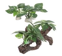 WEKAMOS 4 Pièces Morceaux de Bois Flotté pour Aquarium - Grotte Refuge Naturelle pour Poissons et Crevettes - Décoration Paysagère en Bois Flotté Résistant pour Aquascaping D’Eau Douce -