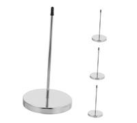 WEKAMOS 4 Pièces Porte-note Tickets Acier Inoxydable Support Menu et Reçus Restaurant Cuisine Organiseur Commandes Pique-mémo pour Bureau et Service Rapide
