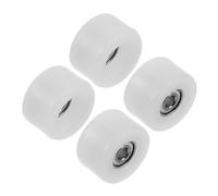 WEKAMOS 4 pièces Set de Roues de Finger Skateboard avec Roulements Haute Vitesse Accessoires de Remplacement Stables et Colorés pour Planche à Doigts