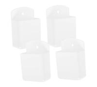 WEKAMOS 4 pièces Support Télécommande Murale pour Climatisation et TV Rangement Pratique et Sécurisé Design Économiseur Installation Facile sans Perçage