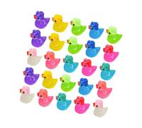 WEKAMOS 40 pièces Figurines Canard Décoratives Lumineuses Lot pour Micro Paysage Jardin Décoration Maison de Poupée Ornements Résine pour Voiture et Extérieur