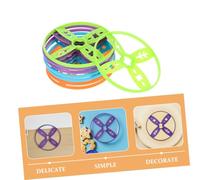 WEKAMOS 40 Pièces Jeu de Disques Volants Recharge Compatibles Jouets à Main Pied Coloré pour Activités Plein Air Plage Jardin et Parc Couleur Aléatoire