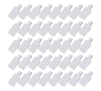 WEKAMOS 400 Pièces Autocollants En Papier Étiquettes D'affichage Des Bijoux Étiquettes D'étiquette White