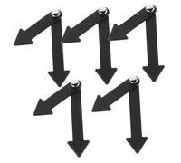 WEKAMOS 5 pièces Aiguilles Plastique Horloge pour Enseignement Horloge DIY Accessoires Scolaires Prop Pédagogique Garçon Fille Apprentissage Heure