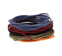 WEKAMOS 5 pièces Bandes Élastiques de Fixation pour Lot de Élastiques Colorés Rouge Bleu Noir Vert pour Journal et Dossier Accessoires Pratiques et Créatifs pour Voyager et Organiser