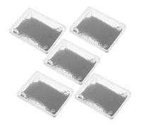 WEKAMOS 5 Pièces Démonstrateur de Champ magnétique Poudre magnétique pour l'éducation pour expériences Matériel de Projet Scolaire Poudre d'oxyde de Fer Plastique