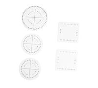 WEKAMOS 5 pièces Disque de de Corde DIY de Outils de pour Bracelets et Colliers Matériau Flexible et Sûr Outil Pratique pour Débutants Tricot et Macramé