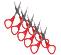 WEKAMOS 5 pièces Lot de Ciseaux Tailleur Courbés Acier Inoxydable pour Broderie Coupe Précise de Fils Outils et Portables pour Couture et Travaux Daiguille Couleur Couleur Aléatoire