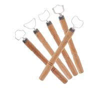 WEKAMOS 5 Pièces Outil de Poterie Céramique pour Sculpture Argile Outil de Modelage Polyvalent pour Découpe Grattage et Lissage Adapté Débutants et
