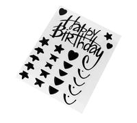 WEKAMOS 5 Pièces Stickers Décoratifs Autocollants Ballons Anniversaire Autocollants Muraux DIY pour Fête Danniversaire