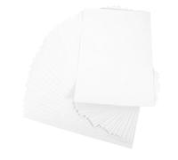 WEKAMOS 50 feuilles Étiquettes Autocollantes Imprimables Kraft Papier Adhésif Mat Compatible Imprimantes Jet Encre et Laser pour Étiquetage Adresse Courrier
