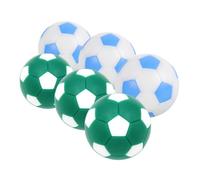 WEKAMOS 6 pièces Ballons de Football Mini pour Table de Football Accessoires de Remplacement Balles Plastique pour Fêtes et Compétitions