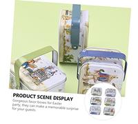 WEKAMOS 6 pièces Boîte Décorative pour de Pâques Boîte Demballage Robuste pour Petits et Friandises Assortiment pour Fête de Pâques