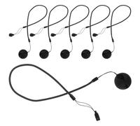 WEKAMOS 6 Pièces Laisse Élastique Stylet avec Support Silicone Antidérapant et Anneau Sangle Rétractable Anti-perte pour Stylo Tablette Bureau Comptoir et Signature