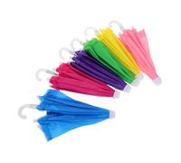 WEKAMOS 6 pièces Miniature Rain Umbrella Set Dollhouse Accessories for Home Decor and Photography Props for Boys and Play Scenes