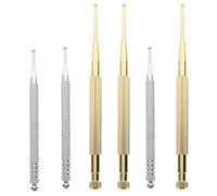 WEKAMOS 6 Pièces Reflexology Pen Set Stainless Steel Ear Probe Acupressure Tool Pressure Point Stimulation For Relaxation Manual Reflexology