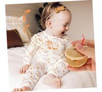 WEKAMOS 6 Pièces Wooden Finger Castanets For Small Percussion Instruments For Early Music Education And Rhythm Development