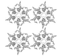 WEKAMOS 60 Pièces Charms Cheval Sautant Alliage pour Bijoux DIY Pendentifs Porte-clés Décoration Nouvel An Chinois Symboles de Chance et Accessoires Zodiacaux