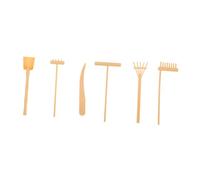 WEKAMOS 6pièces Mini Râteau à Sable Plastique Lot de Outils Créatifs pour Table De Sable Râteaux Zen pour Travaux Manuels