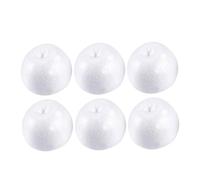 WEKAMOS 6Pièces Pommes Mousse Polystyrène pour Décoration DIY Accessoires Art pour Projets Scolaires et Bricolage pour Garçon Fille