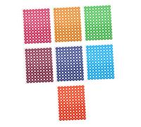 WEKAMOS 7 feuilles Étiquettes Adhésives Chiffres Rondes Couleurs Autocollants Numérotés pour Organisation Intérieure Maison Bureau École Lot