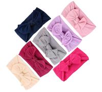 WEKAMOS 7 Pièces Bandeau Pour Garçon Fille à Nœud Ensemble D'élastiques Pour Petite Fille Couvre-chef Pour Garçon Et Nourrissons