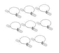 WEKAMOS 8 Pièces Kit Anti-basculement Meubles avec Équerres Métal et Sangles de Sécurité Fixations Murales pour Commode Armoire et Bibliothèque Protection Garçon Fille et Animaux
