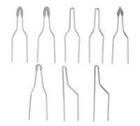 WEKAMOS 8 pièces Kit de Pointes de Pyrogravure pour Stylo à Bois Fil Chauffant Haute Résistance Compatible Machine Pyrograveur et Compact pour Travail Du Bois Créatif