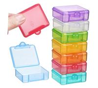 WEKAMOS 8 pièces Pilulier de Voyage Compact Compartiments Étanches Multicolores Organiseur Portable pour Distributeur Pilules Pratique et Adapté pour Poche ou